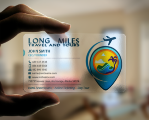 Business Card Design by chandrayaan.creative for longmiles travel and tours | Design: #8016702