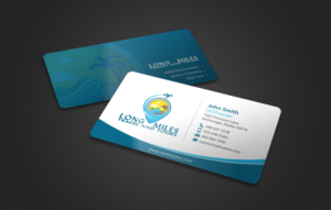 Business Card Design by chandrayaan.creative for longmiles travel and tours | Design: #8016706