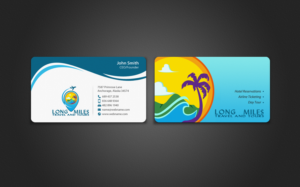 Business Card Design by chandrayaan.creative for longmiles travel and tours | Design: #8016733
