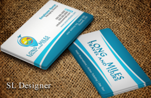 Business Card Design by SL Designer for longmiles travel and tours | Design: #8008082