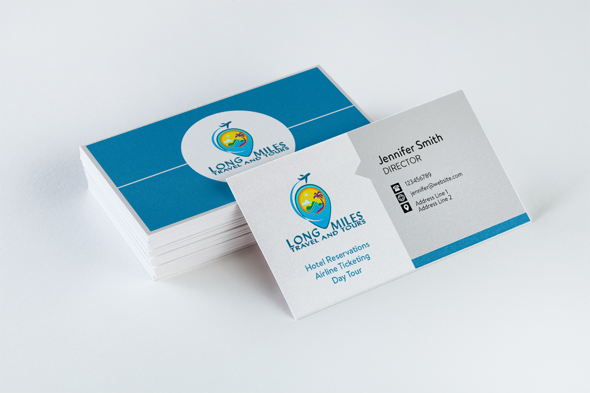 Business Card Design by isabel.paoli for longmiles travel and tours | Design #8008714