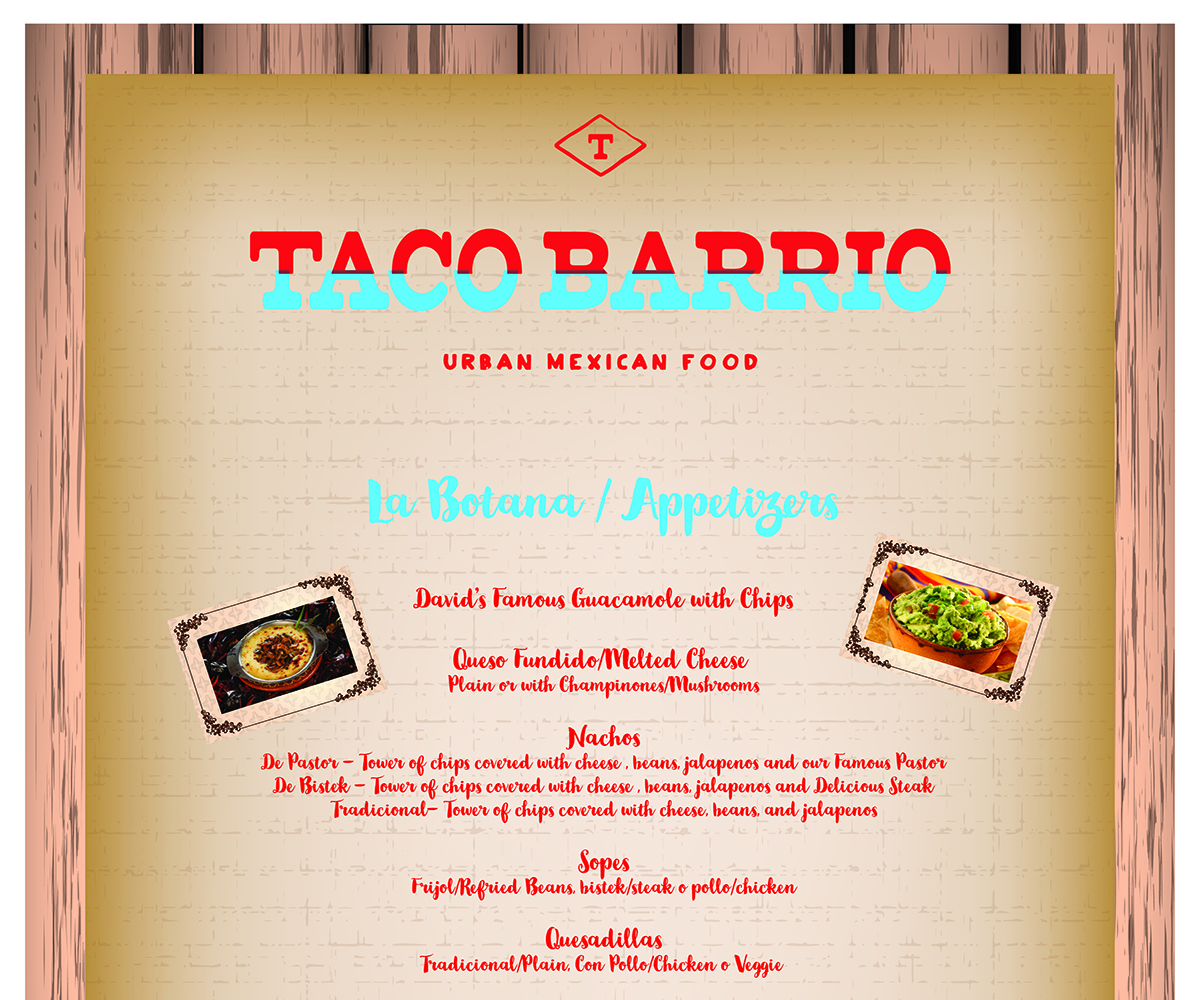 Menu Design by FF Design for this project | Design #8174567