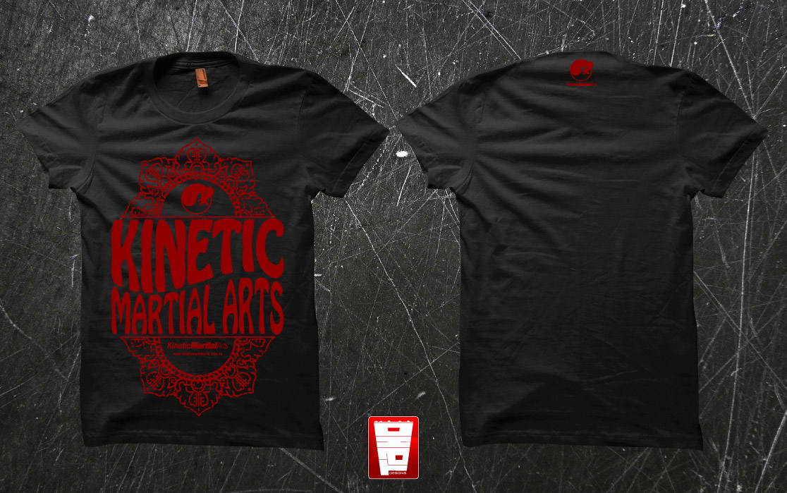 T-Shirt-Design von Taho Design für Kinetic Martial Arts | Design #1986034