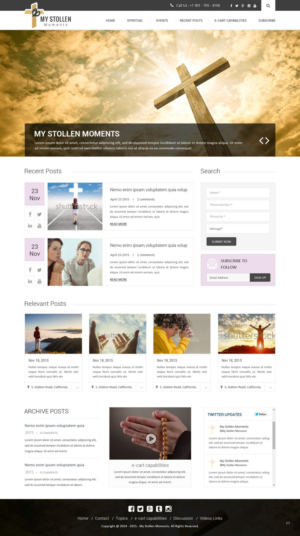 Web Design by pb for this project | Design: #8017047