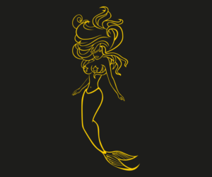 US Navy Diver's Mermaid  | Graphic Design by nreimer