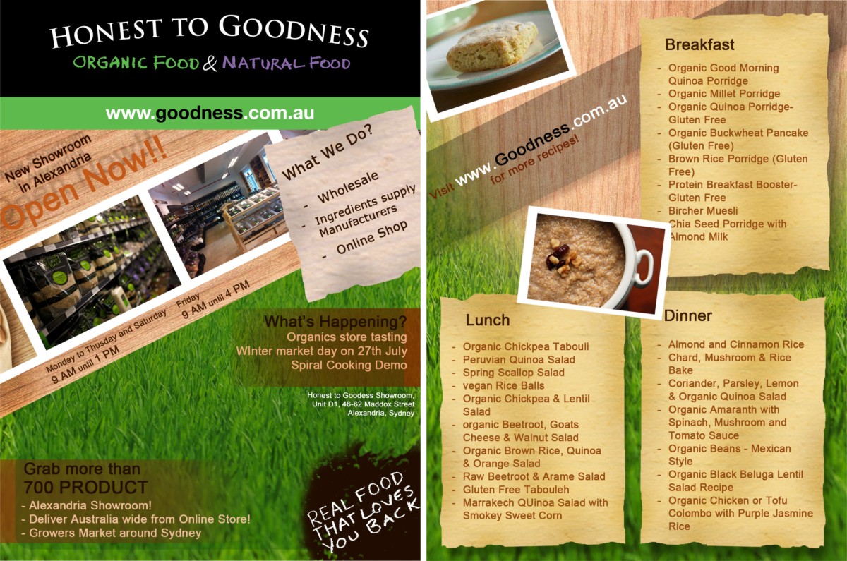 Flyer Design by donat59 for Honest to Goodness | Design #1960490