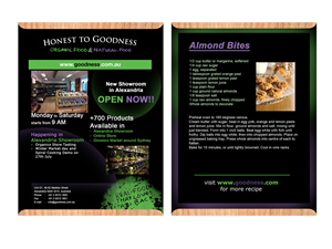 Diseño de Flyer por donat59 para Honest to Goodness | Diseño #1964909