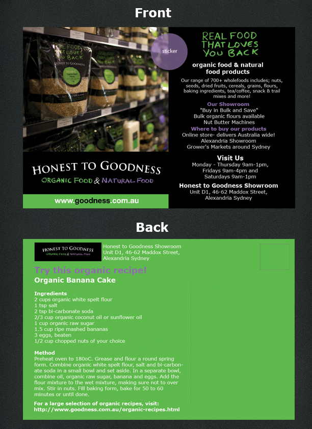 Flyer Design by Sarah L for Honest to Goodness | Design #1995197