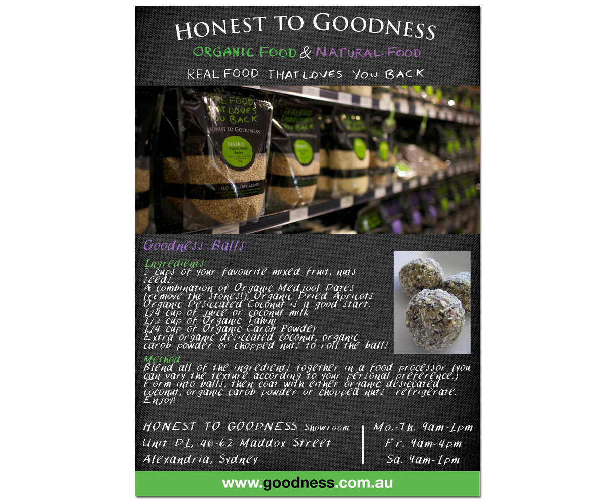 Flyer Design by SZS for Honest to Goodness | Design #1971863