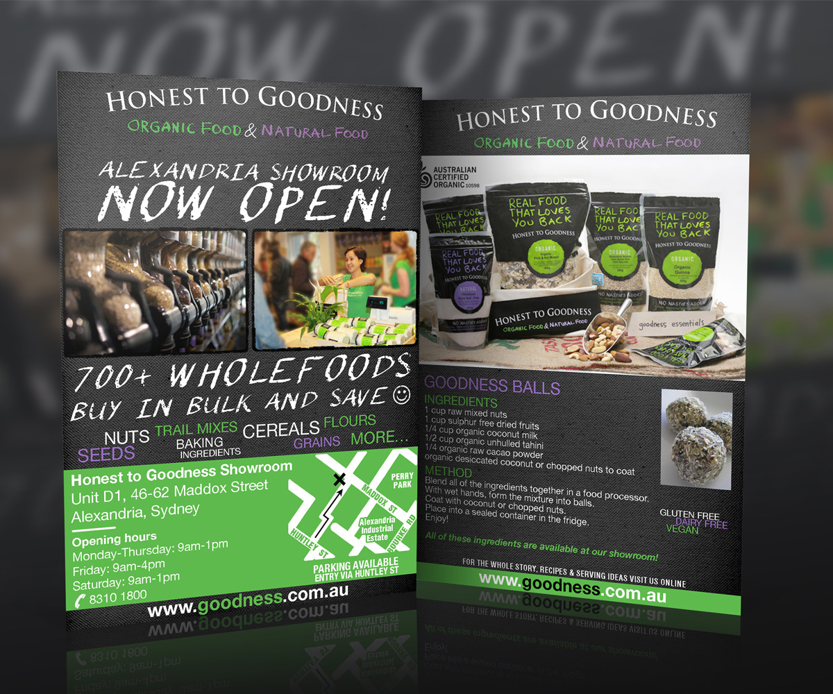 Flyer Design by SZS for Honest to Goodness | Design #2027311