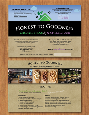 Flyer-Design von ImagineAnn für Honest to Goodness | Design: #1982415