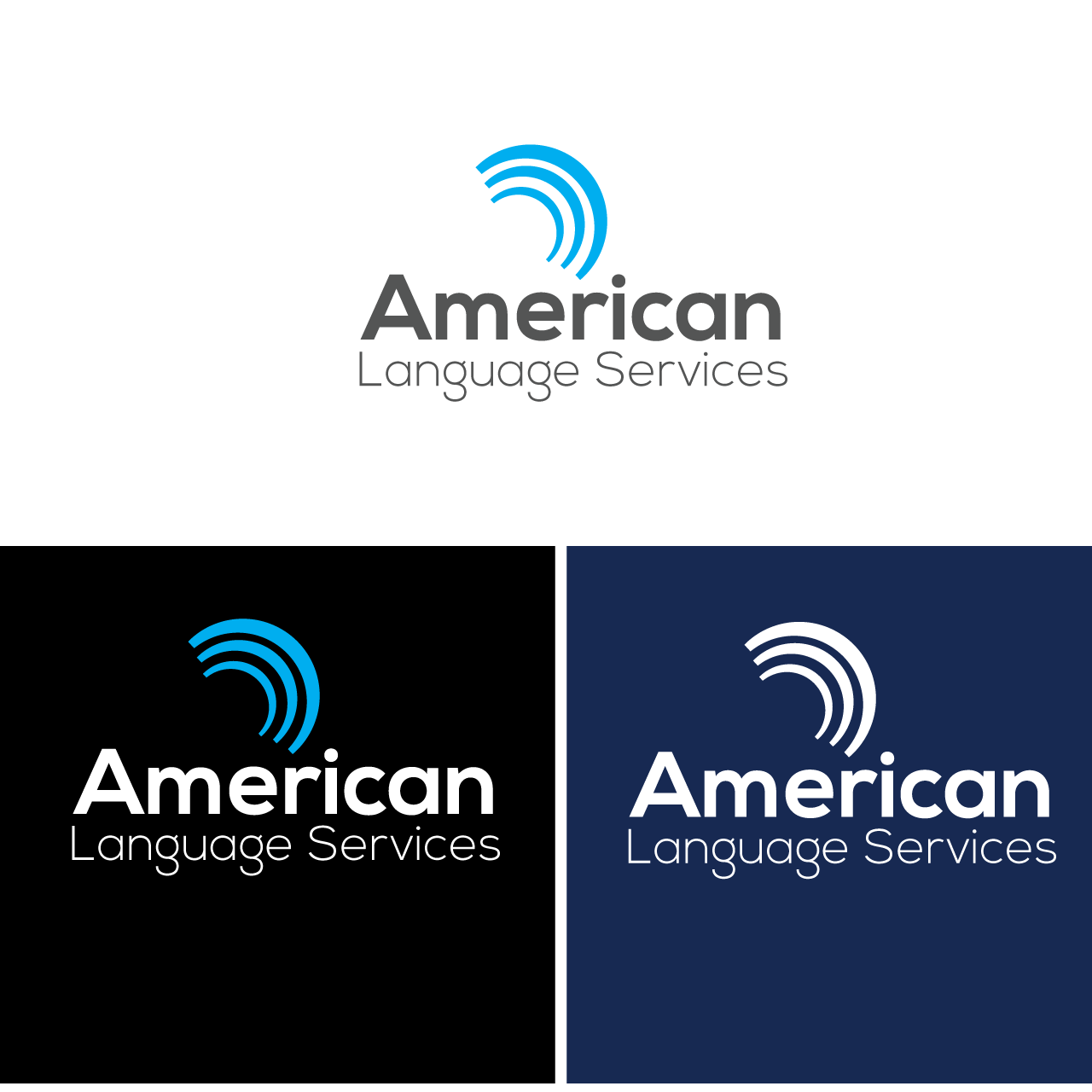 Logo Design by rsdlvr for American Language Services | Design #8484120