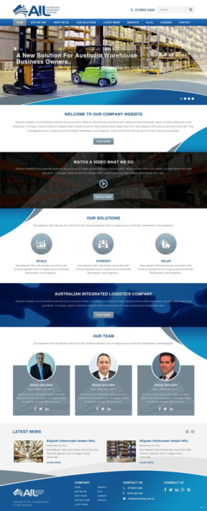 Web Design by pb for this project | Design: #8012201