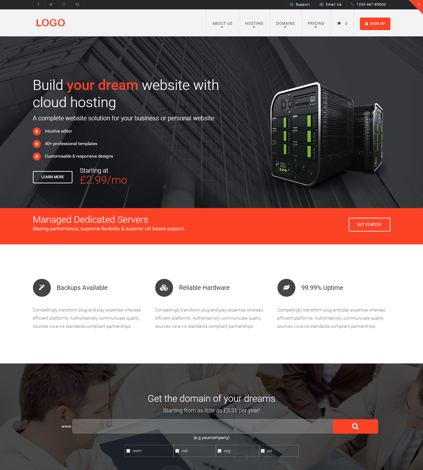 Web Design by Eminents Infosoft for this project | Design #8003674