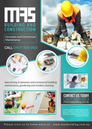 Flyer Design by debdesign for MAS Building and Construction | Design: #9378139