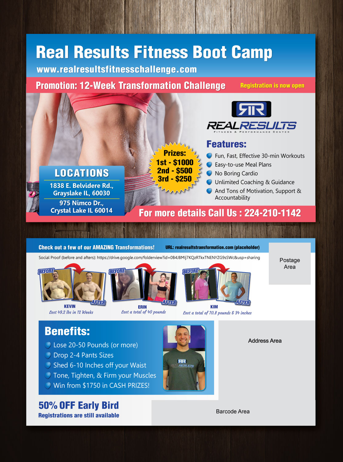 Postcard Design by meet007 for Dustin Martorano MPT Inc. | Design #8207898