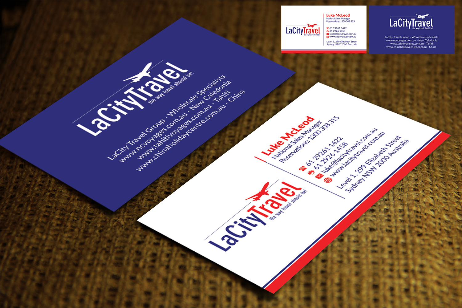 Design de Carte de Visite par AFHUN pour LaCity Travel Australia | Design #8170196