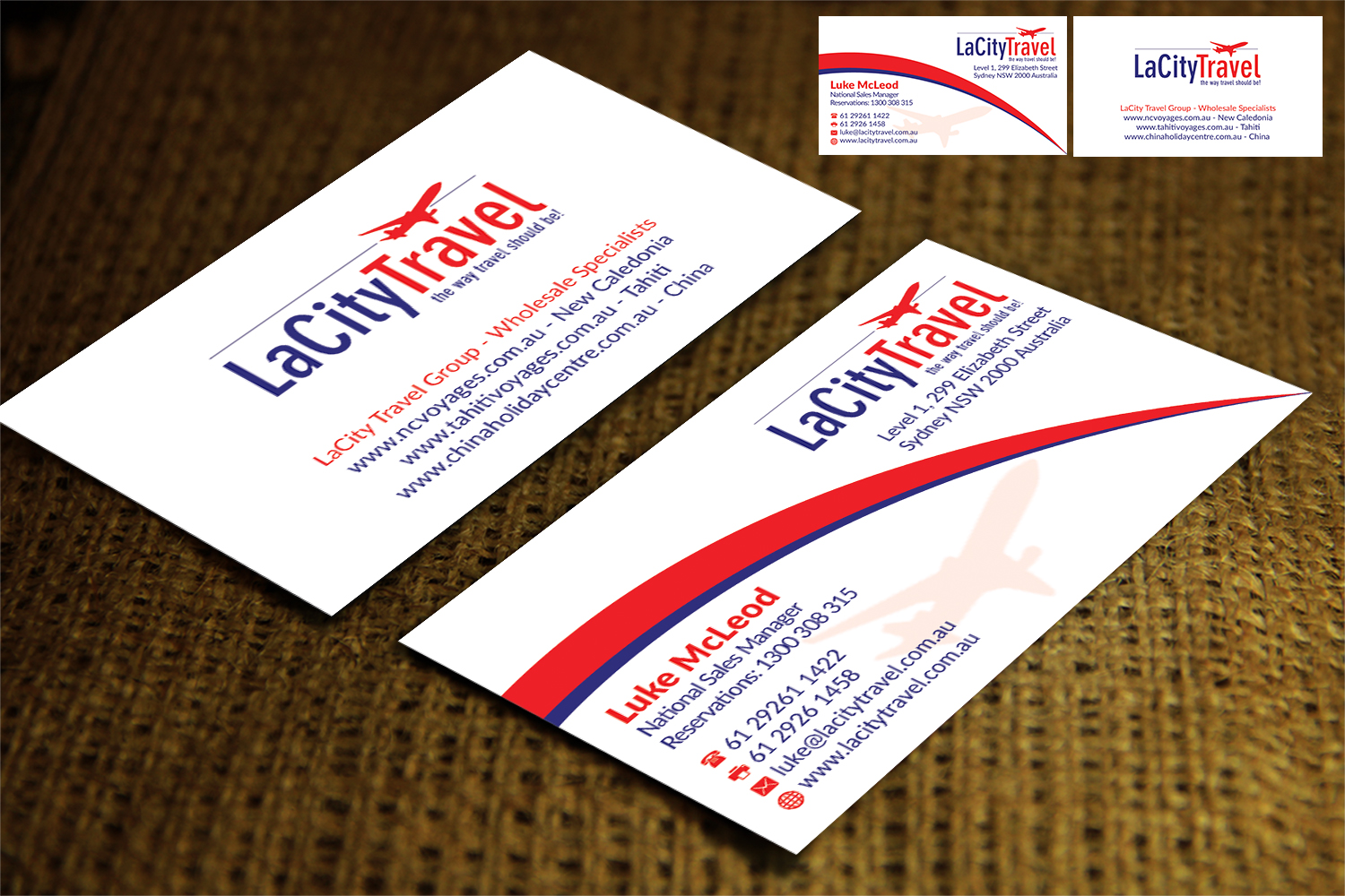 Design de Carte de Visite par AFHUN pour LaCity Travel Australia | Design #8170211