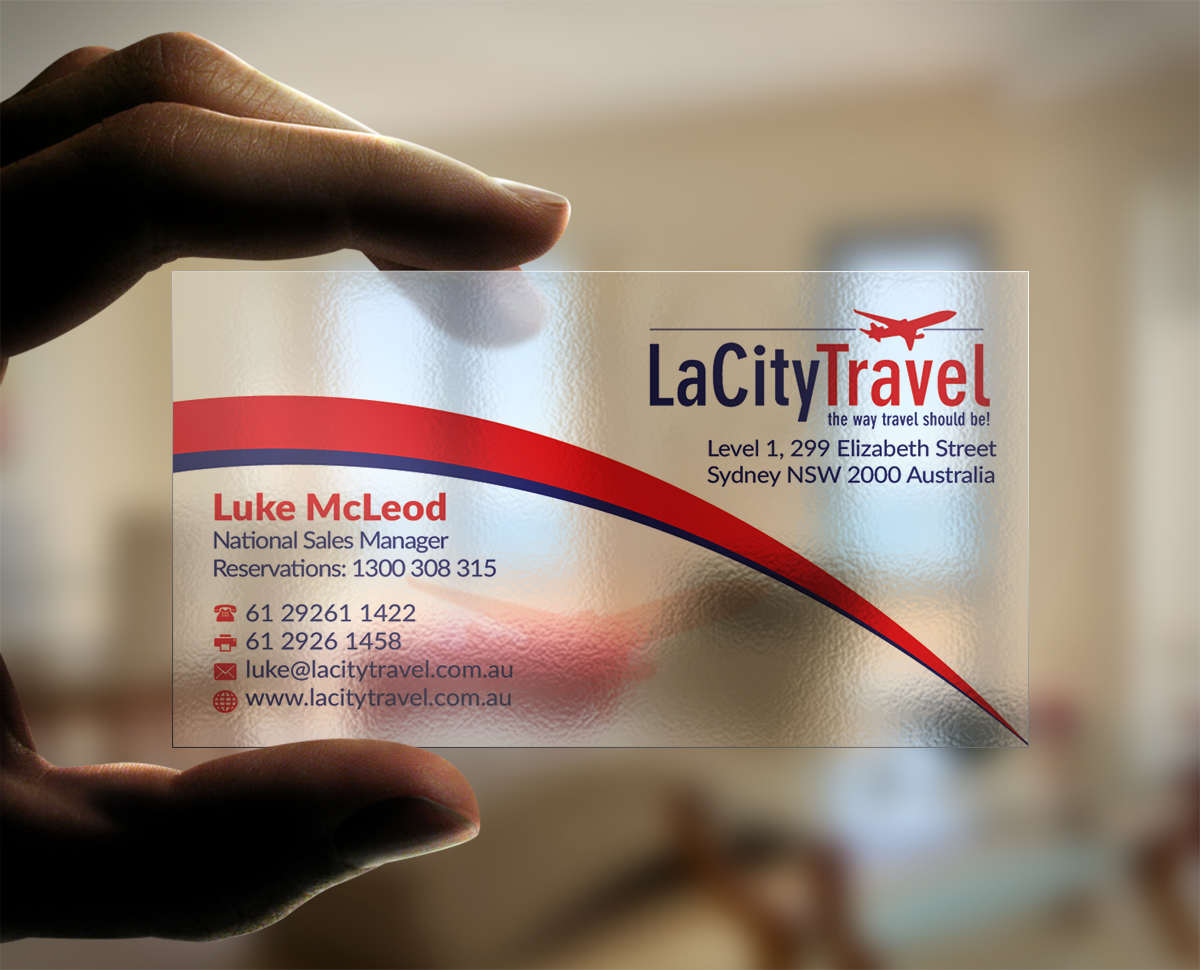Design de Carte de Visite par AFHUN pour LaCity Travel Australia | Design #8170212