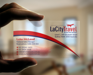 Business Card Design by AFHUN for LaCity Travel Australia | Design: #8170212