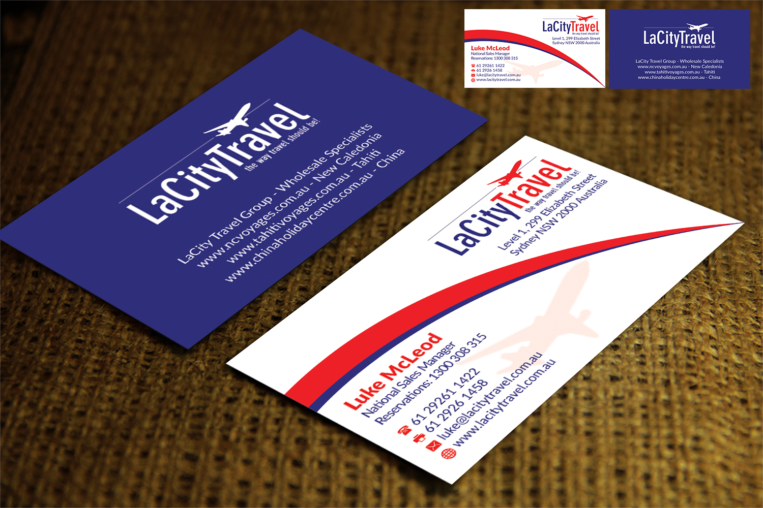 Design de Carte de Visite par AFHUN pour LaCity Travel Australia | Design #8170213