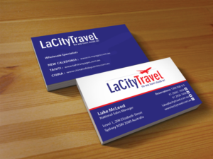 Visitenkarten-Design von Creations Box 2015 für LaCity Travel Australia | Design: #8018080