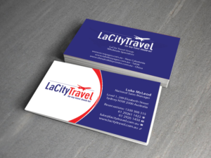 Visitenkarten-Design von Creations Box 2015 für LaCity Travel Australia | Design: #8018086