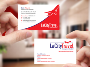 Visitenkarten-Design von Creations Box 2015 für LaCity Travel Australia | Design: #8018093