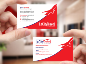 Visitenkarten-Design von Creations Box 2015 für LaCity Travel Australia | Design: #8018094