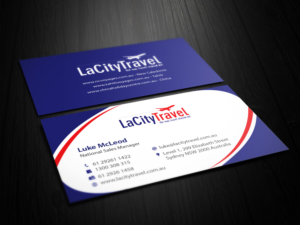 Visitenkarten-Design von primarydesigner2k9 für LaCity Travel Australia | Design #8008574
