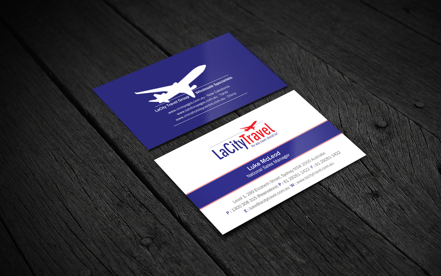 Diseño de Tarjeta de Presentación por Brand aid para LaCity Travel Australia | Diseño #8016820