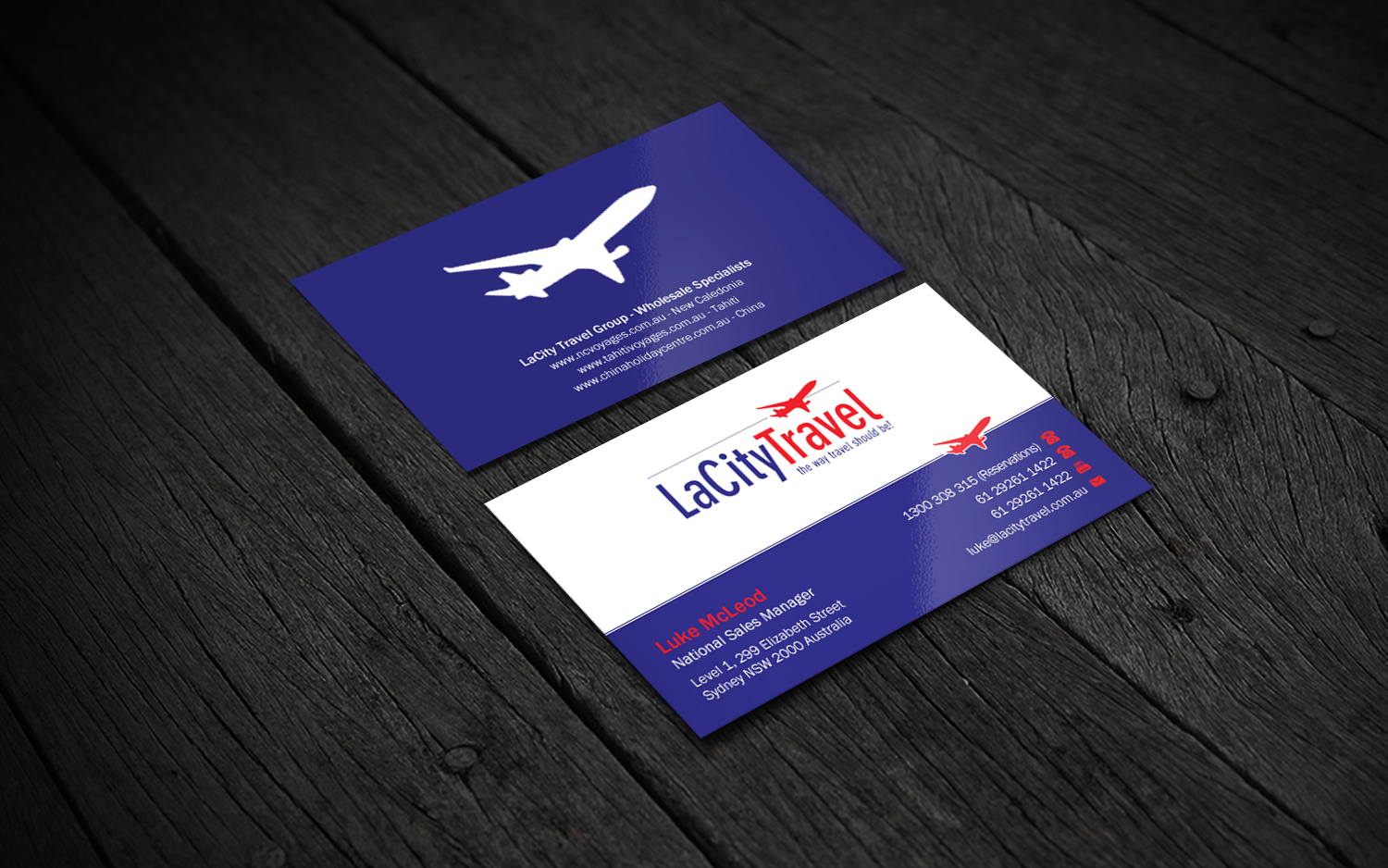 Diseño de Tarjeta de Presentación por Brand aid para LaCity Travel Australia | Diseño #8016826