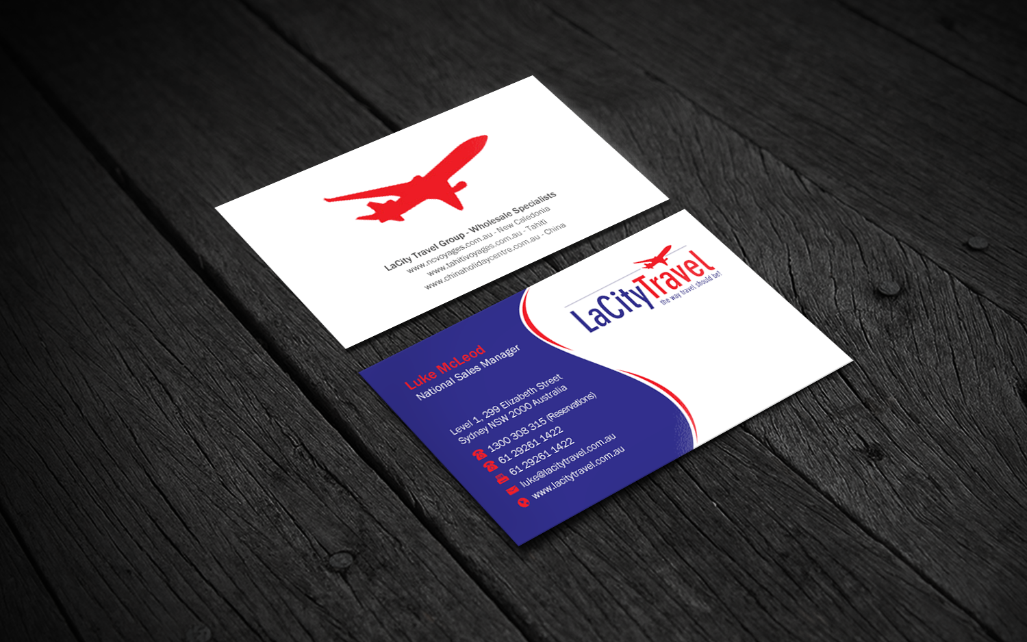 Diseño de Tarjeta de Presentación por Brand aid para LaCity Travel Australia | Diseño #8016827
