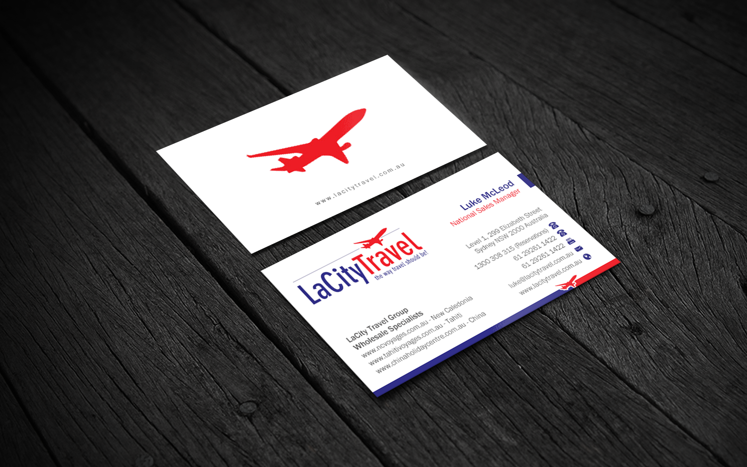 Diseño de Tarjeta de Presentación por Brand aid para LaCity Travel Australia | Diseño #8016829