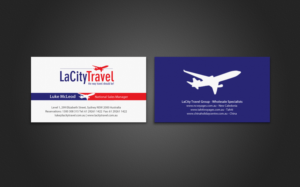 Diseño de Tarjeta de Presentación por chandrayaan.creative para LaCity Travel Australia | Diseño: #8016648