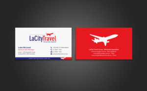 Diseño de Tarjeta de Presentación por chandrayaan.creative para LaCity Travel Australia | Diseño: #8016656