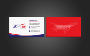 Diseño de Tarjeta de Presentación por chandrayaan.creative para LaCity Travel Australia | Diseño: #8016659