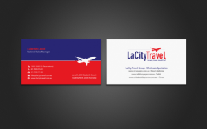 Diseño de Tarjeta de Presentación por chandrayaan.creative para LaCity Travel Australia | Diseño: #8151849