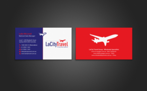 Diseño de Tarjeta de Presentación por chandrayaan.creative para LaCity Travel Australia | Diseño: #8151855