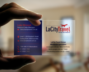 Business Card Design by chandrayaan.creative for LaCity Travel Australia | Design: #8151856