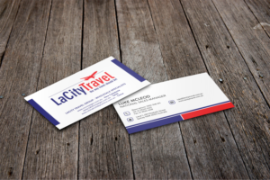 Business Card Design by isabel.paoli for LaCity Travel Australia | Design: #8008470