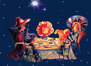 Artistic illustrations for a short story ebook for an education nonprofit | Diseño Con Ilustración por ksenia design