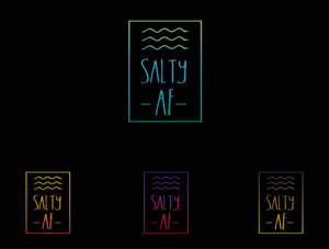SALTY A.F. | Logo Design by wonderland