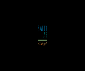 SALTY A.F. | Logo Design by Dzains