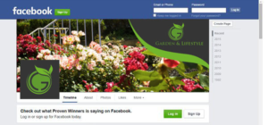 Design Facebook par mcky//design pour Garden and Lifestyle LLC | Design : #8012518