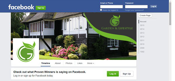 Diseño de Facebook por mcky//design para Garden and Lifestyle LLC | Diseño #8048561