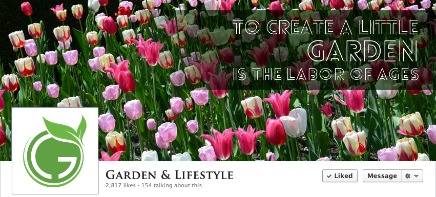 Facebook Design by Manoj Talsaniya for Garden and Lifestyle LLC | Design #8164487