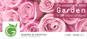Facebook Design by Manoj Talsaniya for Garden and Lifestyle LLC | Design: #8164495