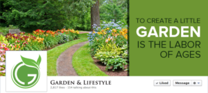 Design Facebook par Manoj Talsaniya pour Garden and Lifestyle LLC | Design : #8164499