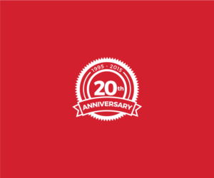 20th Anniversary / 1995 - 2015 | Logo Design by Logo Guy